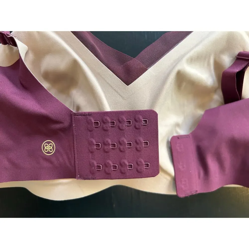 Honeylove Crossover Runway Purple Wireless Bra Size Large - Picture 6 of 6